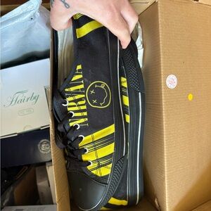 Vans Black and Yellow Men's Sneakers